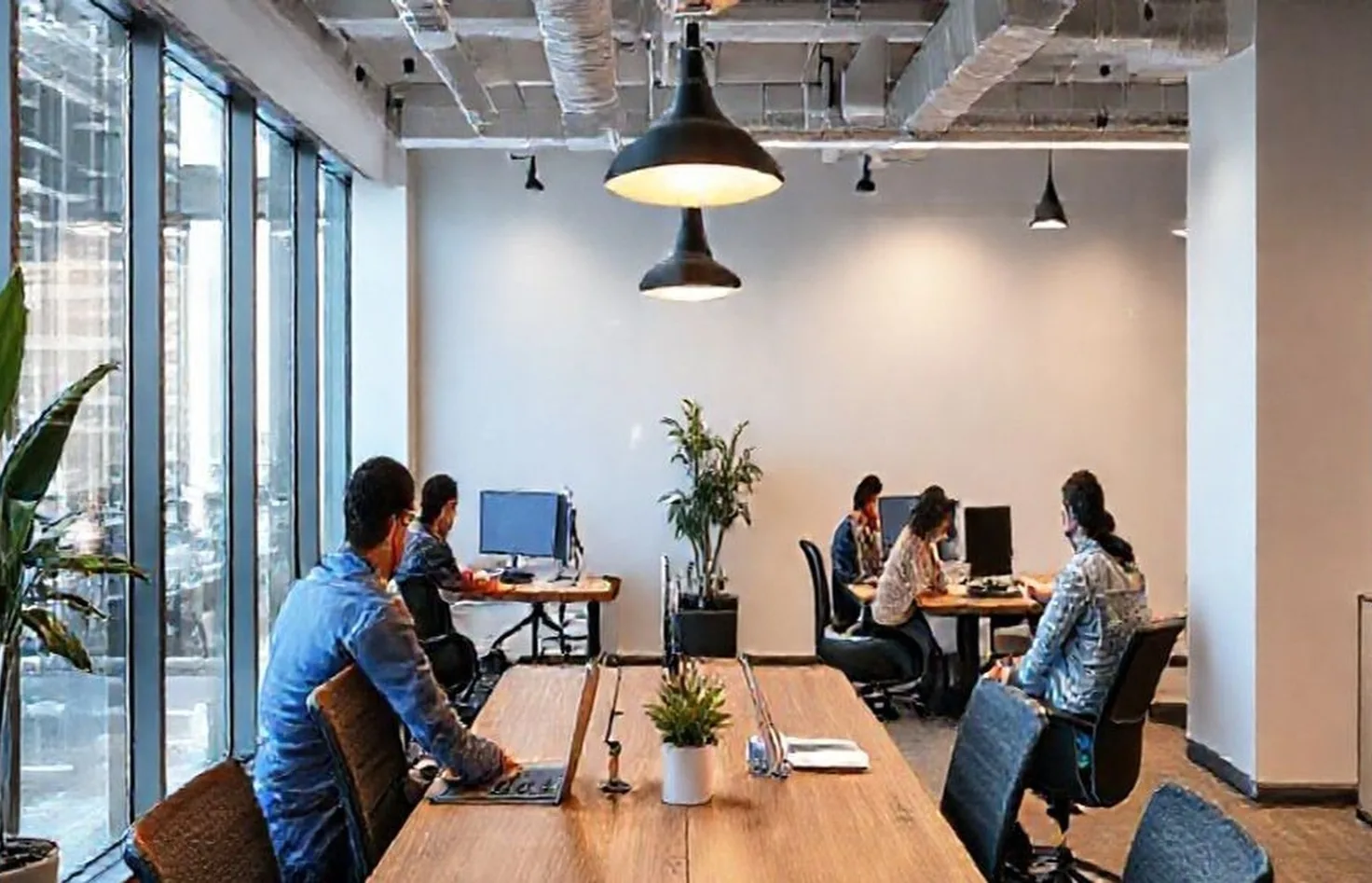 Joint venture workspace modern setup